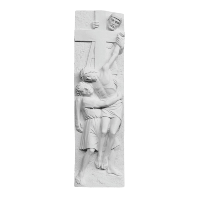 Crucifixion Scene Marble Statue